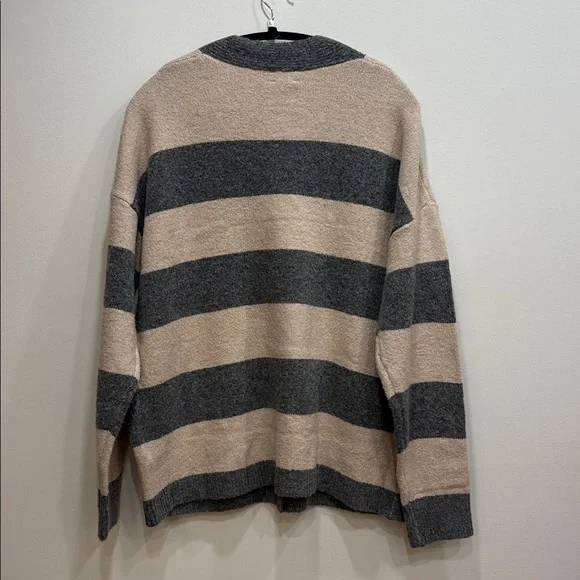 LINE Striped Cardigan In Color Little Owl - Retail Price $200 - Picture 5 of 10